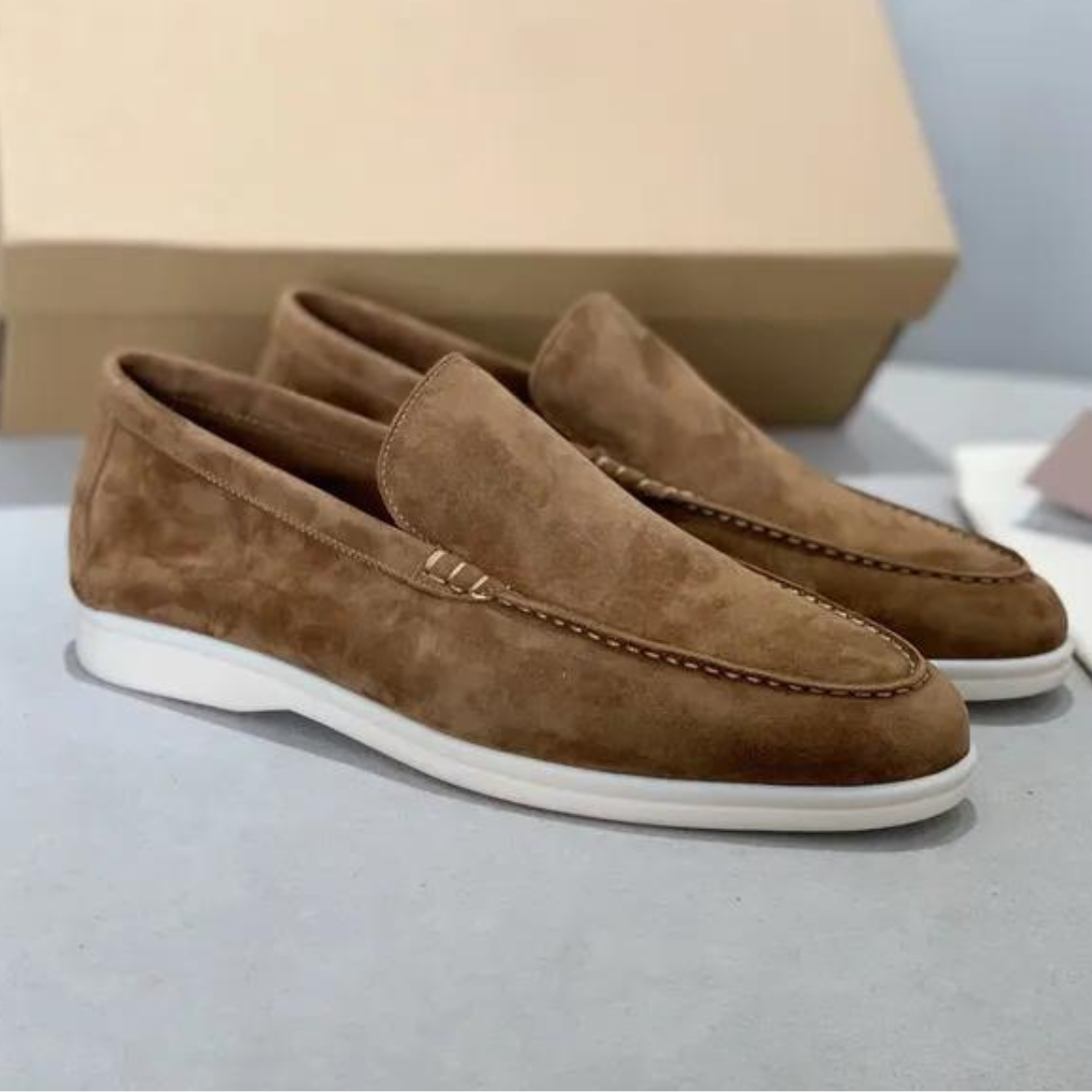 Men's Leather Loafers | Moccasin Slip-On | Ergonomic