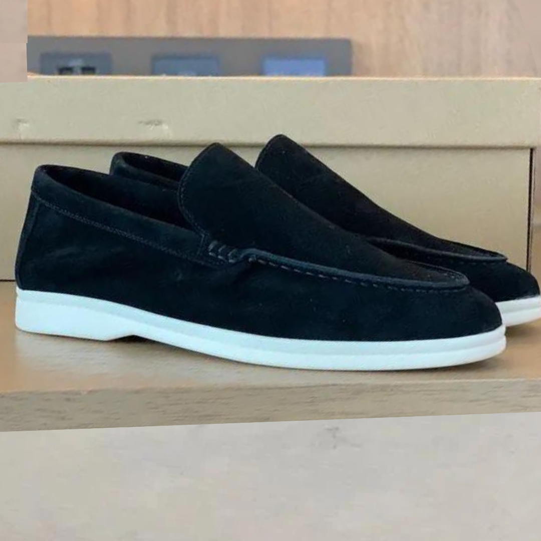 Men's Leather Loafers | Moccasin Slip-On | Ergonomic