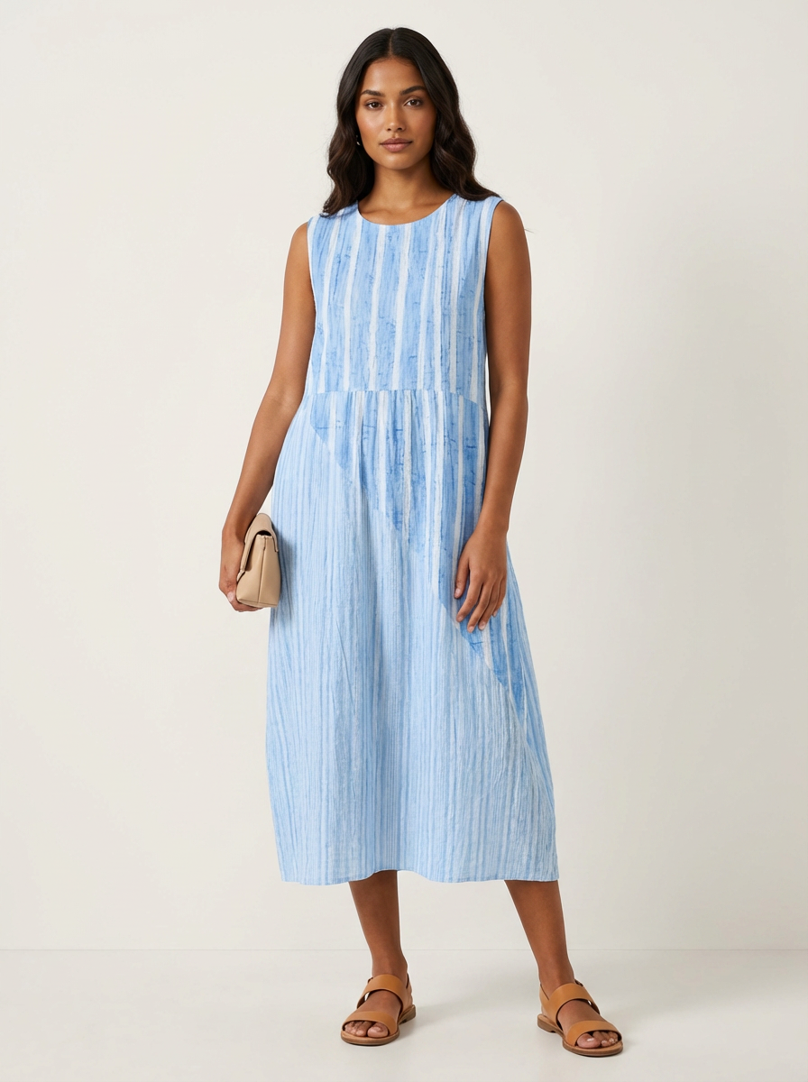 Women's Midi Dress | Strapless, Printed Summer