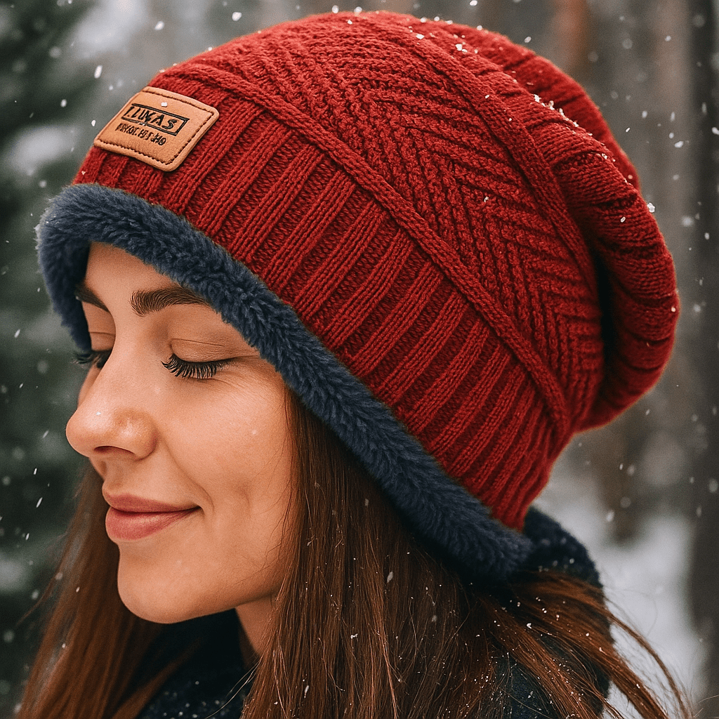 Winter Hat | Unisex, Faux Fur Lining | Warm, Thick