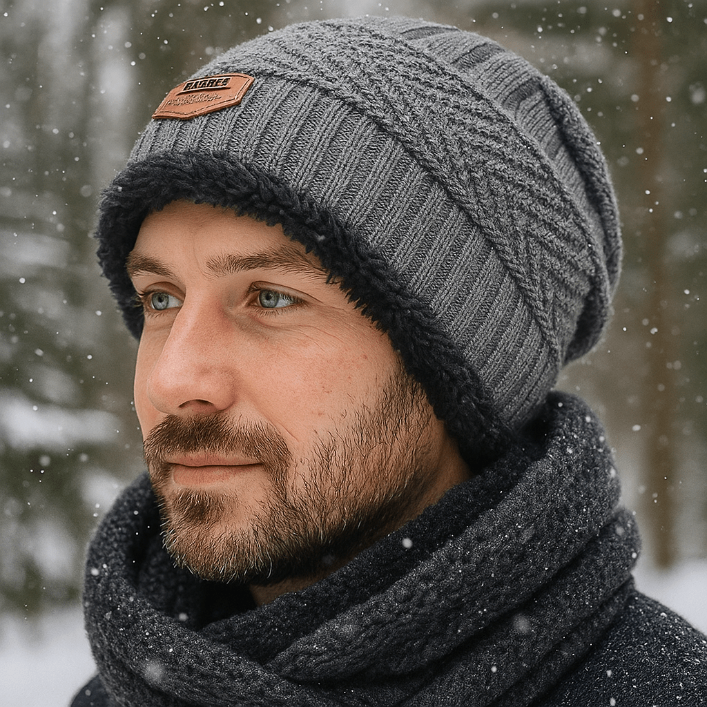Winter Hat | Unisex, Faux Fur Lining | Warm, Thick