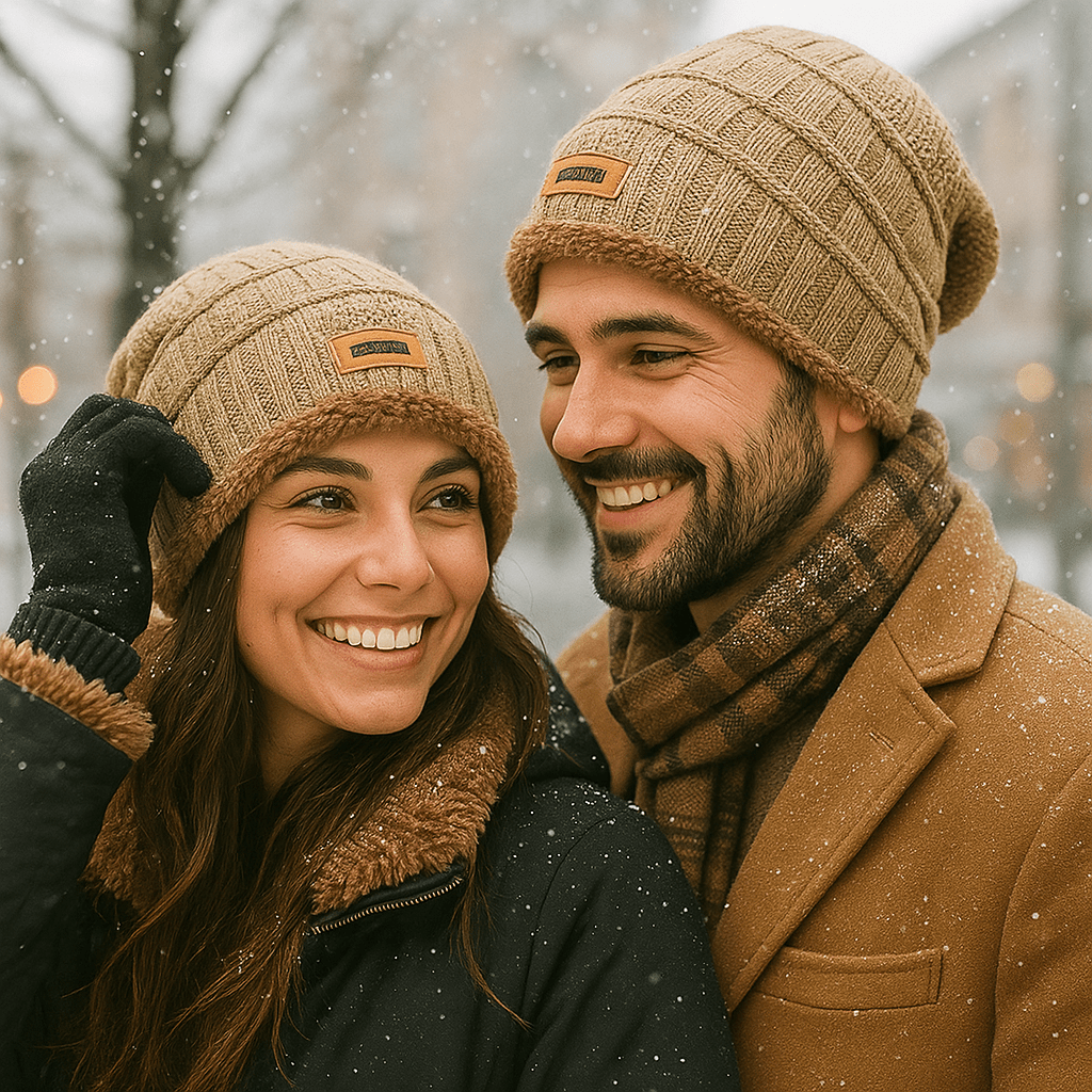 Winter Hat | Unisex, Faux Fur Lining | Warm, Thick