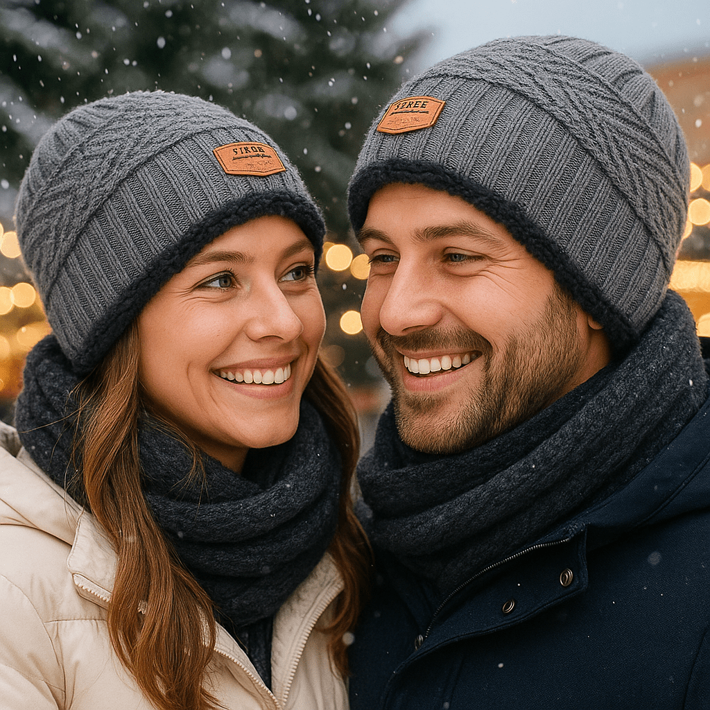 Winter Hat | Unisex, Faux Fur Lining | Warm, Thick