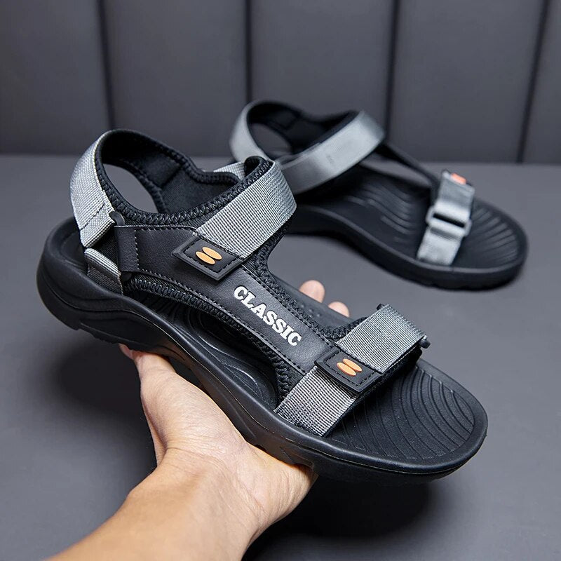 Men's Sandals | Arch Support, Ergonomic Walking Sandals | Velcro Fastening
