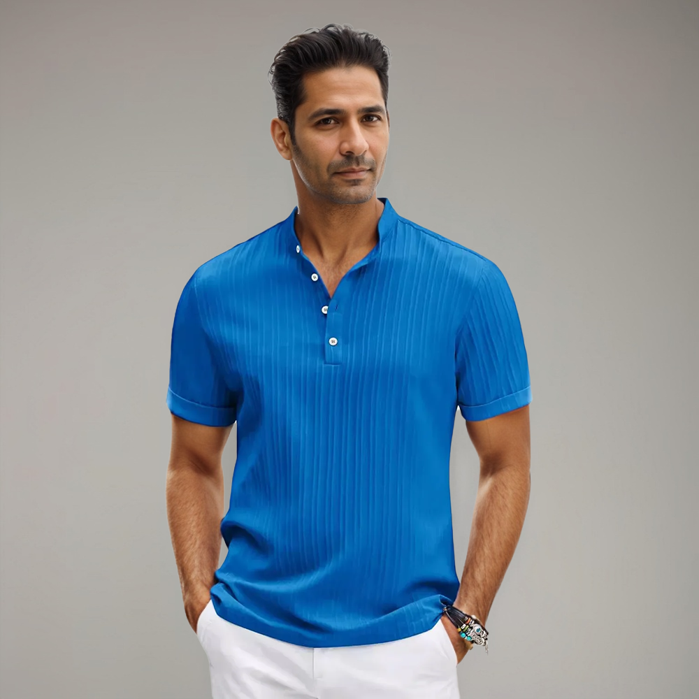 Men's Polo | Short Sleeves, Buttons | Lightweight