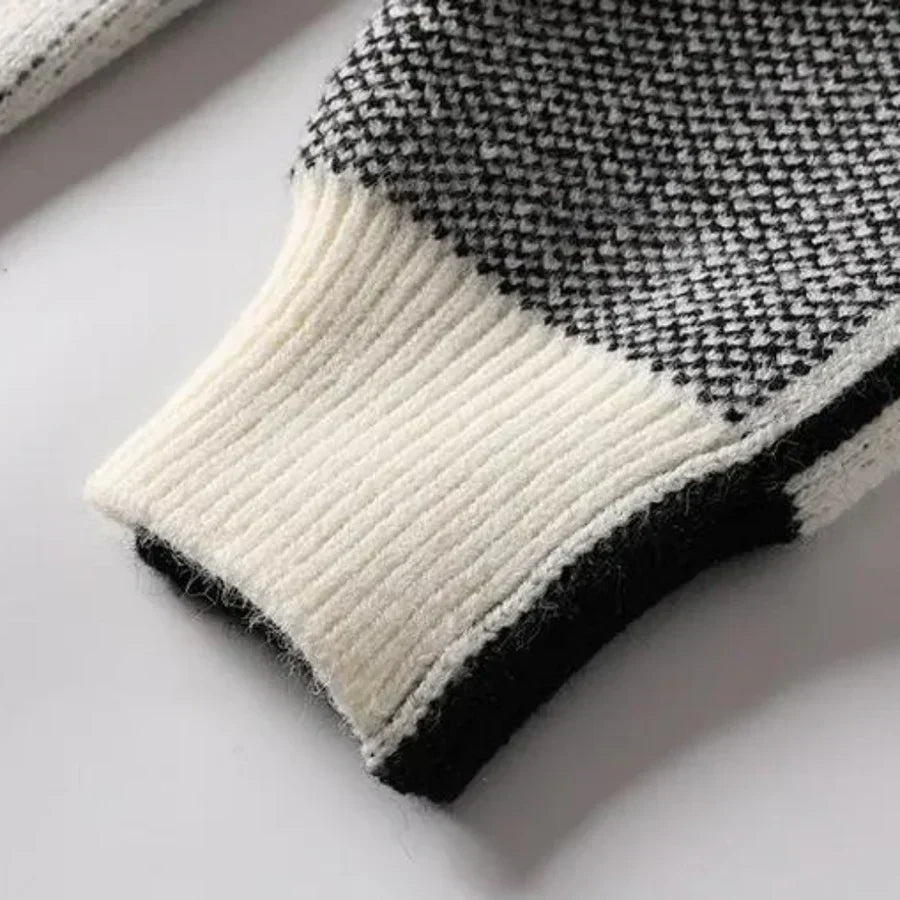Men's Warm Sweater - Soft Knit - Classic Style