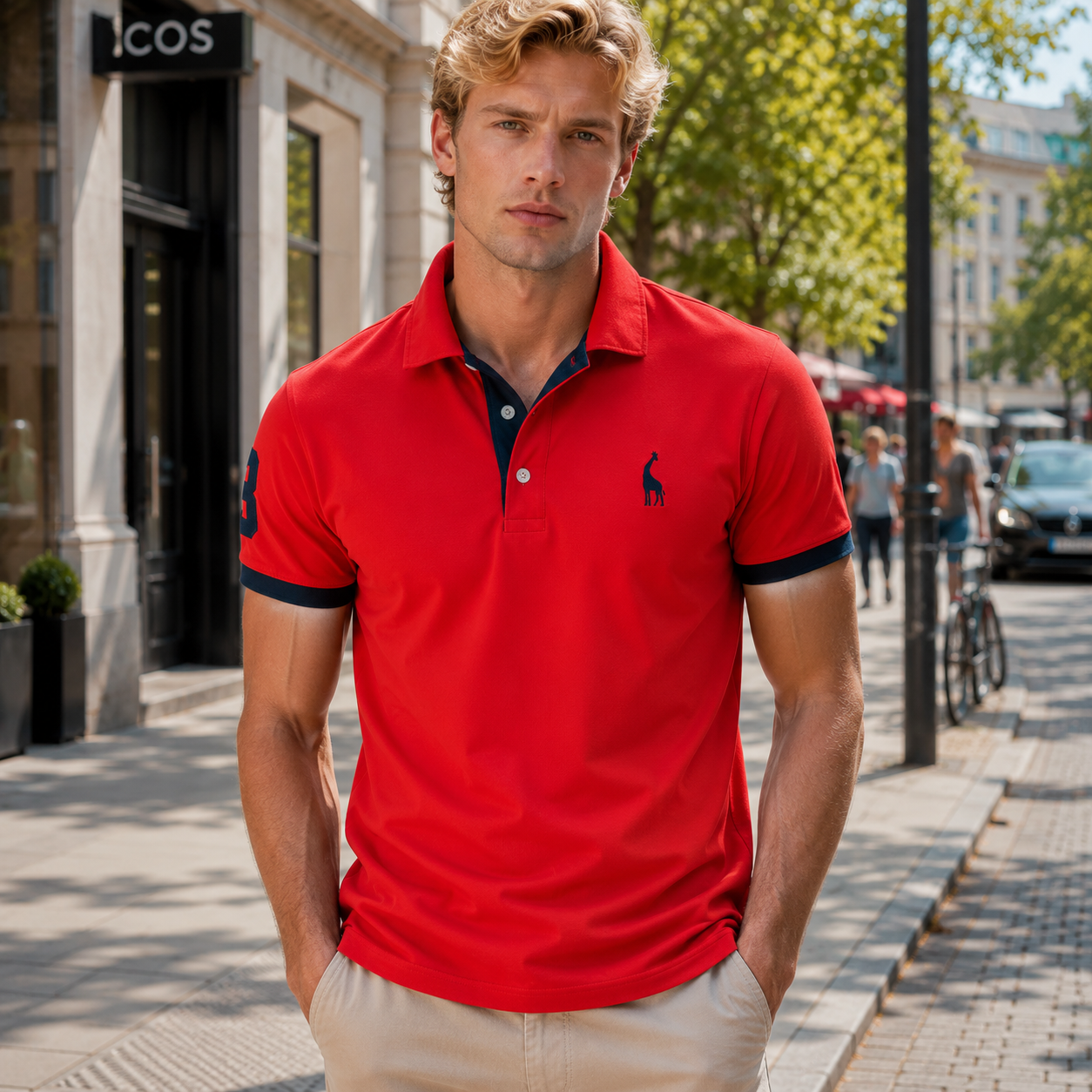 Men’s Polo Shirt Classic Comfortable Cotton