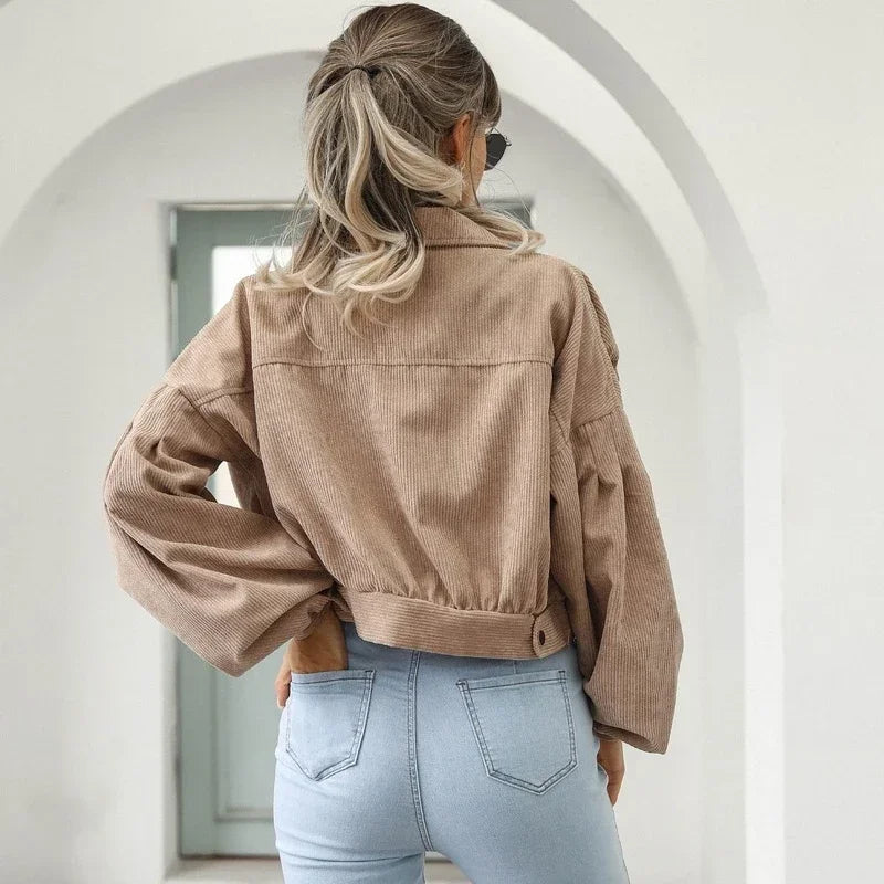 Tindra | Women's Bomber Jacket | Short, Velvet