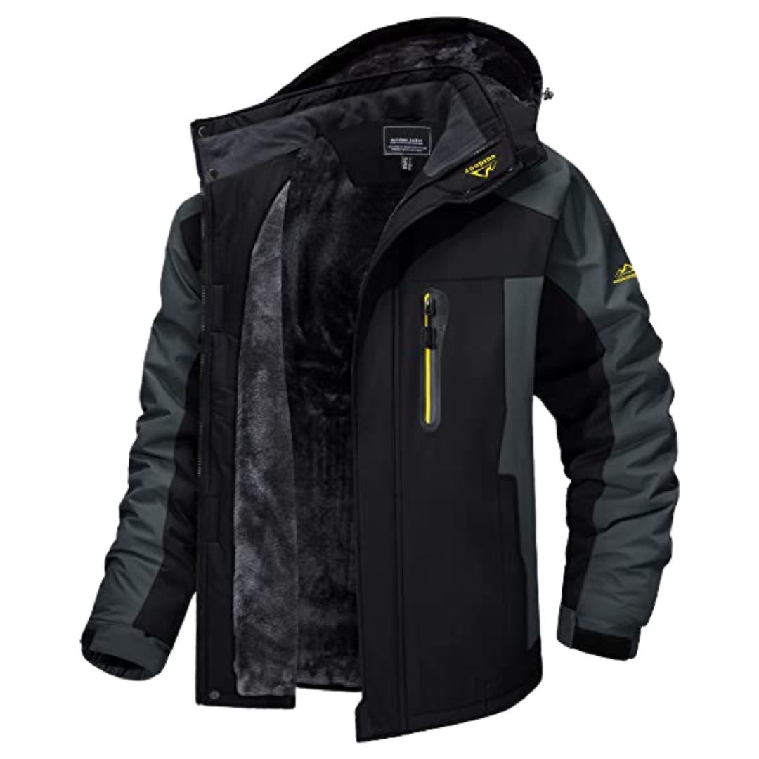 Men's winter shirt | With zipper, cold-resistant | S-5XL