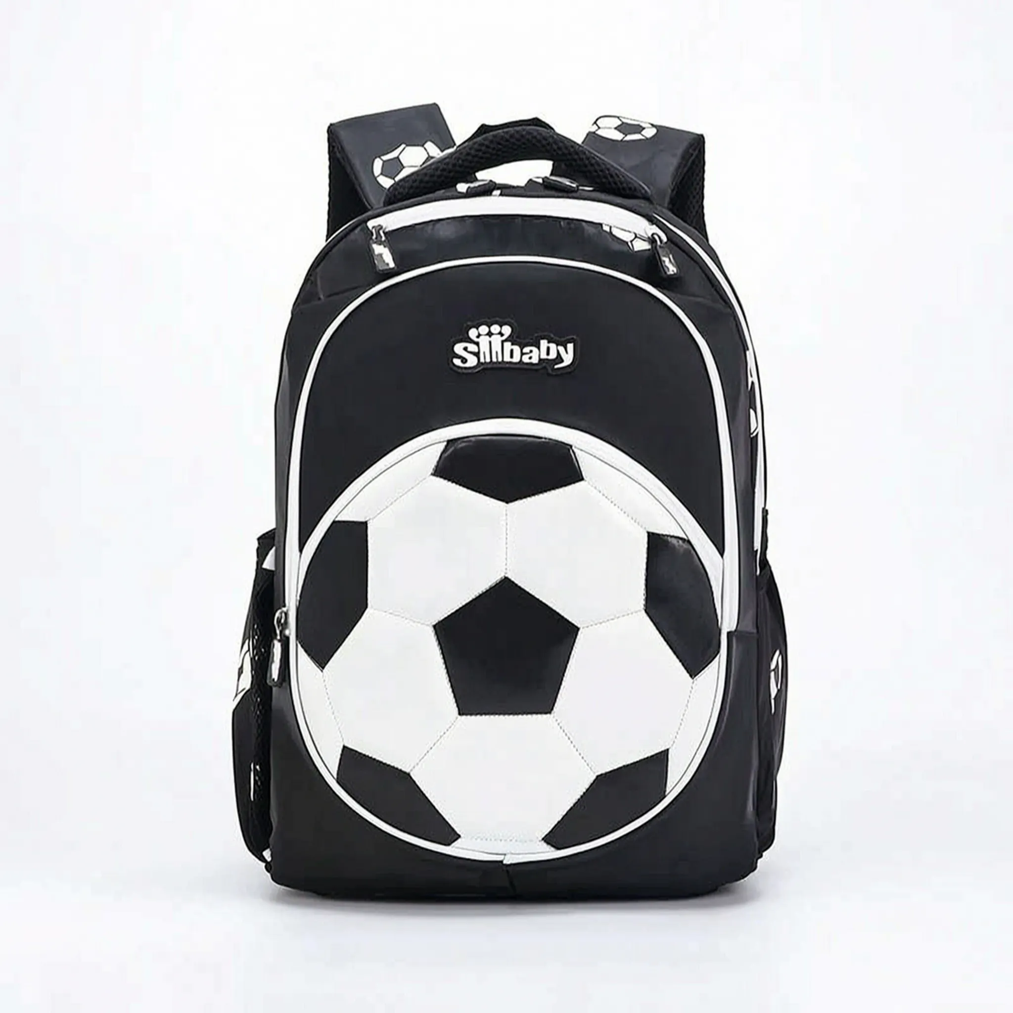 School Backpack | Football Focus, With Storage Spaces | Blue Gold