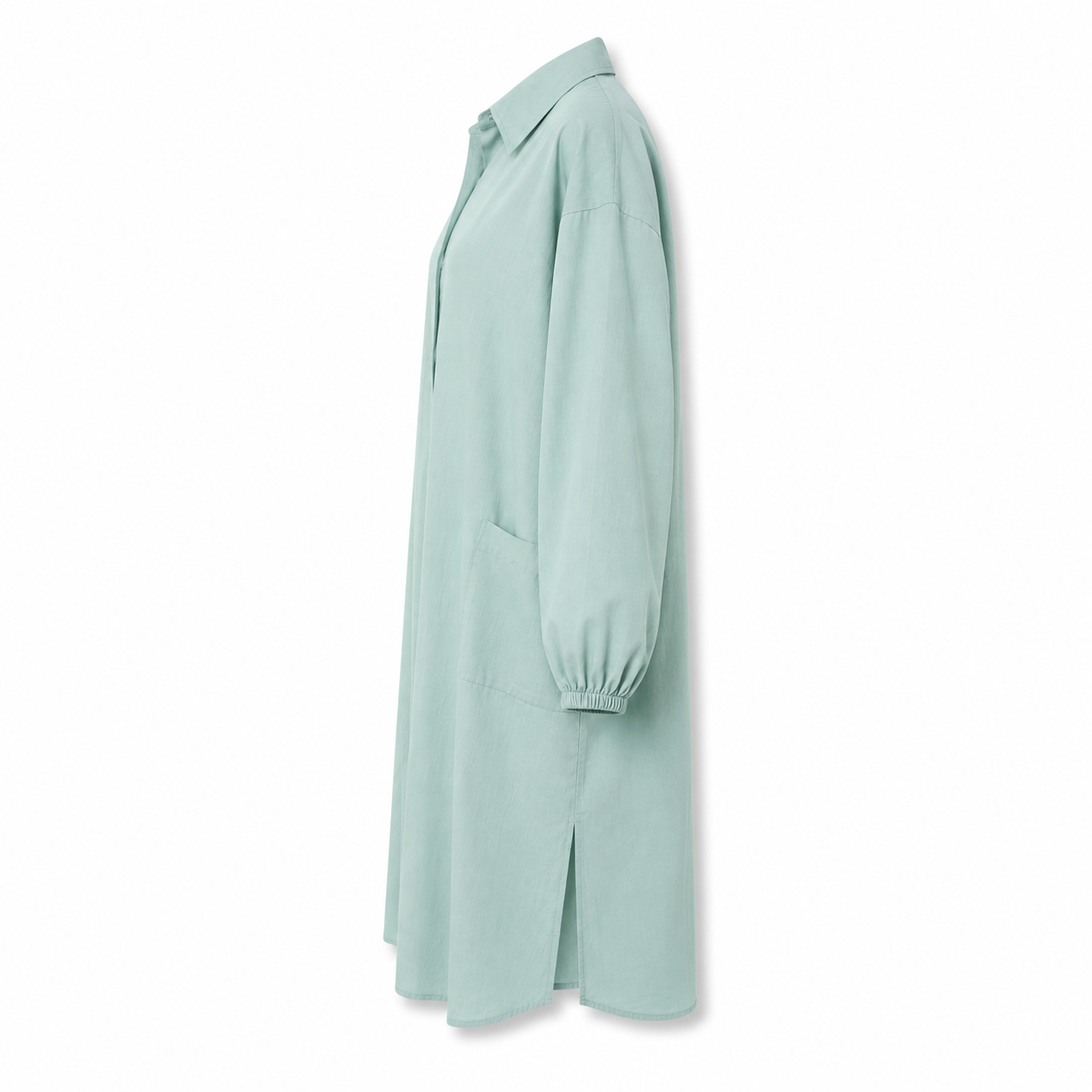 Women's shirt dress - Cotton Linen - Long Sleeves