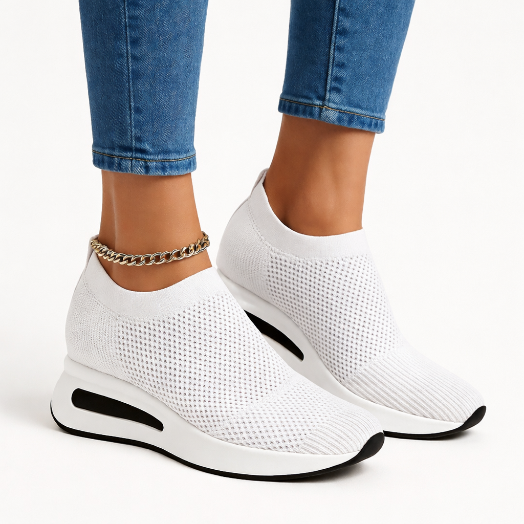Women's Cuneiform Sneakers Breathable | Stylish, Comfortable