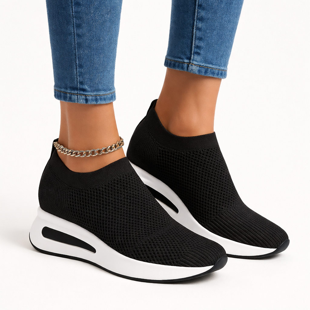Women's Cuneiform Sneakers Breathable | Stylish, Comfortable