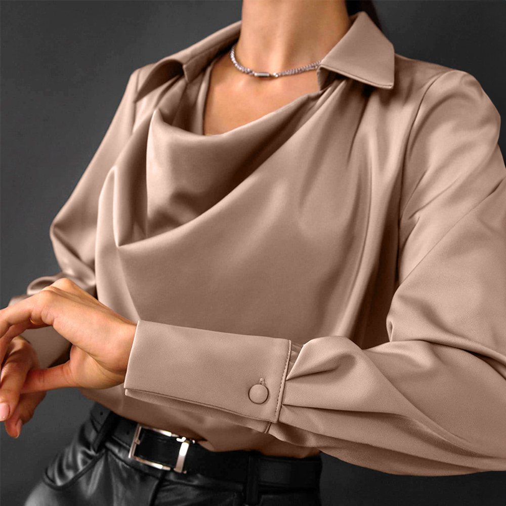Women's satin blouse | Elegant, soft | Comfortable and shiny
