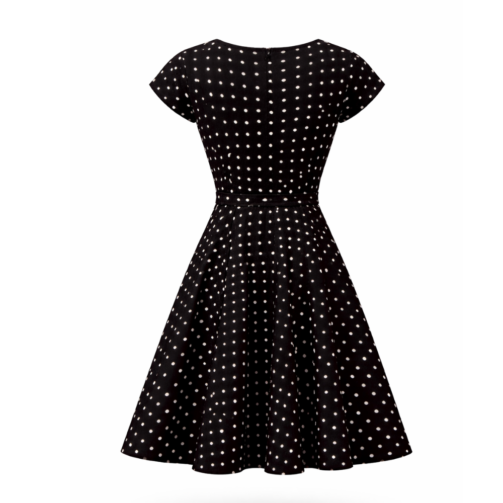 Polka Dot Dress | Beautiful Tied Waist | Women's Dress