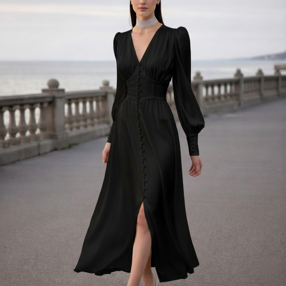 Silk Dress | Refined Style | Golden Fit