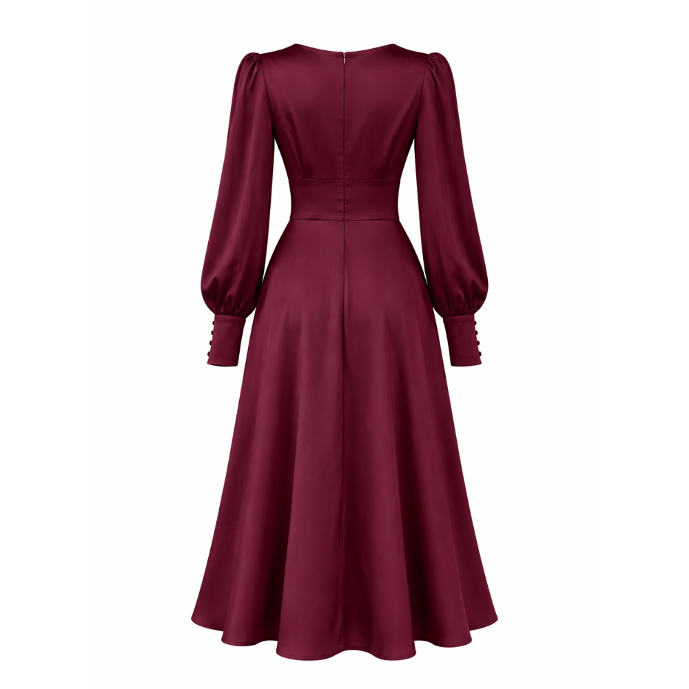 Silk Dress | Refined Style | Golden Fit