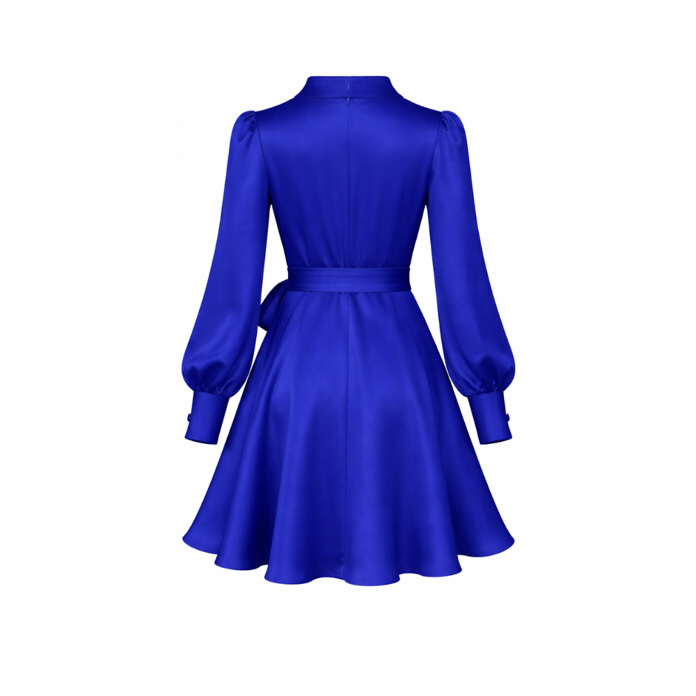 Satin Dress | Elegant Women's Dress | Regular Fit