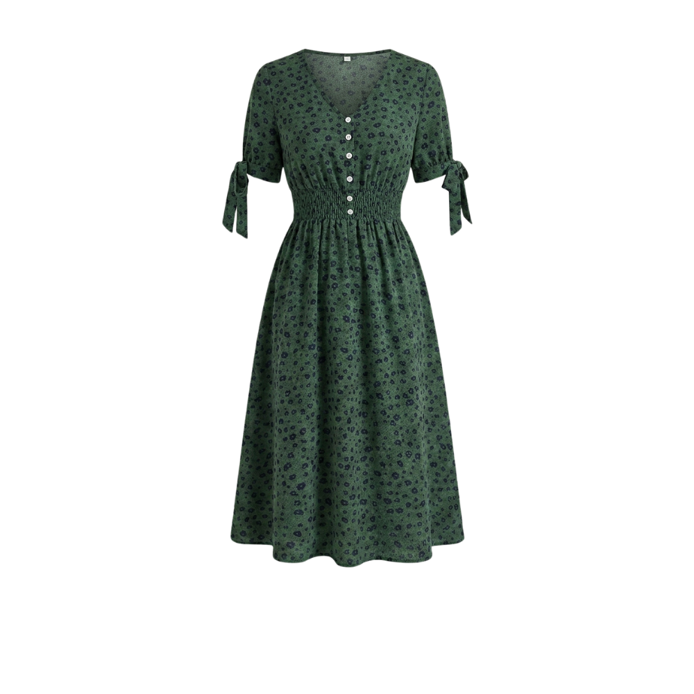 Polka Dot Dress | Women, Short Sleeve | Vintage-Inspired Style