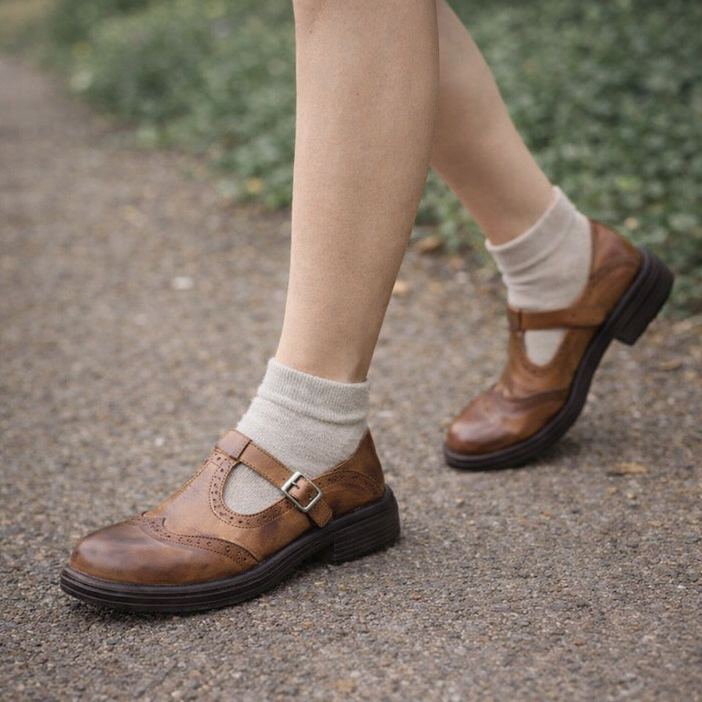 Women's Mary Jane shoes | Comfortable ballerinas | Orthopedic sole, breathable lining