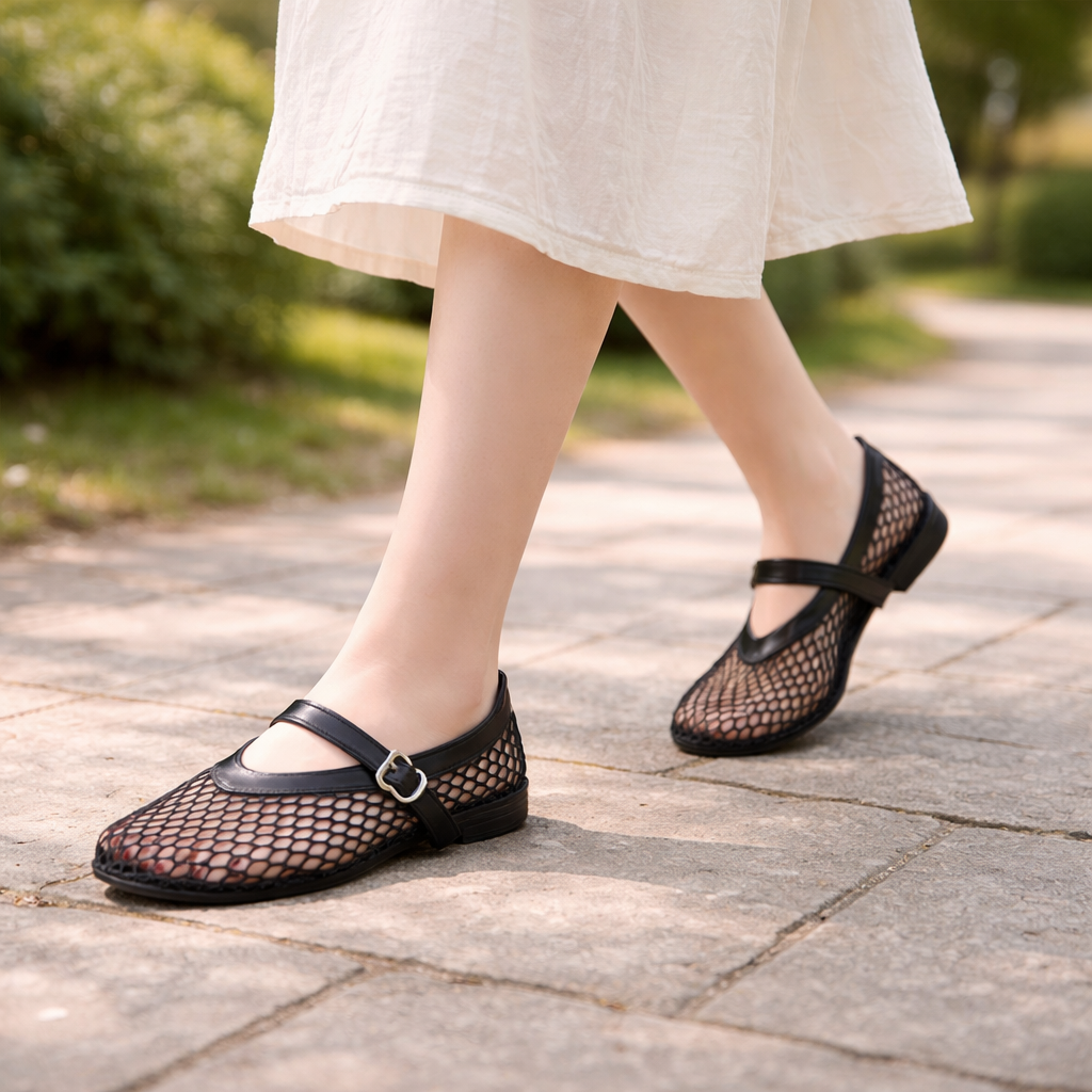 Mary Jane shoes | Summer comfortable | Round toe, Buckle