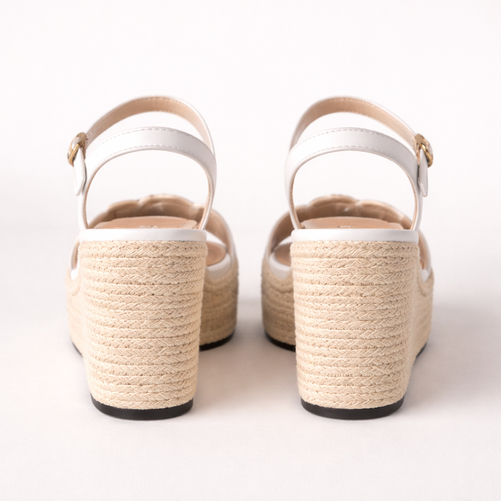 Women's raised sandals | Ankle strap, Flat sole | Espadrille, Padded support