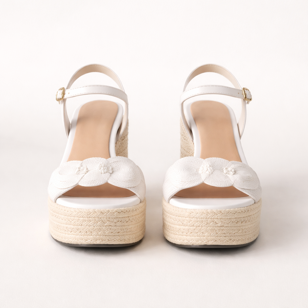 Women's raised sandals | Ankle strap, Flat sole | Espadrille, Padded support