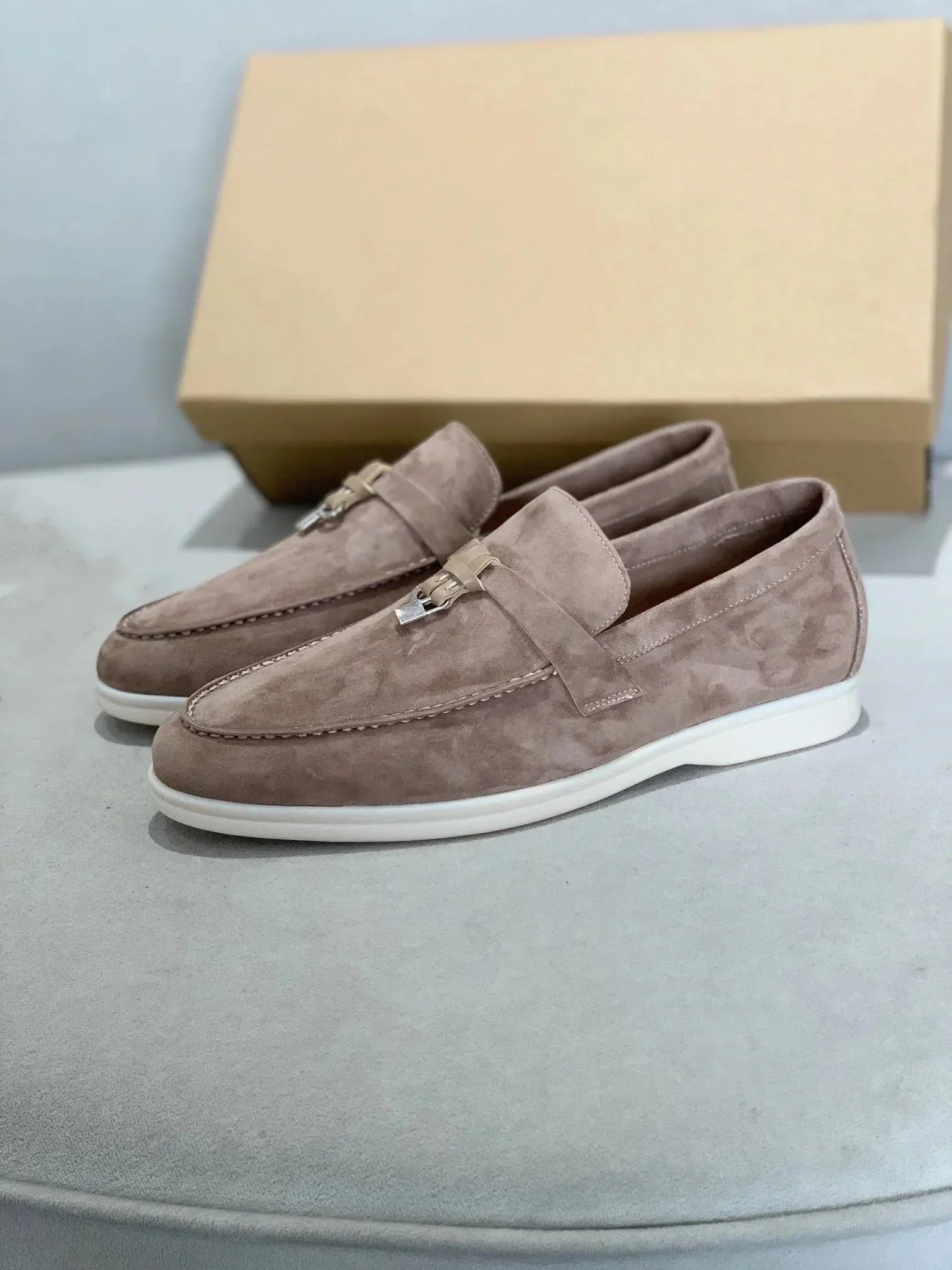 Men's leather shoes | Slip-on moccasins | Comfortable
