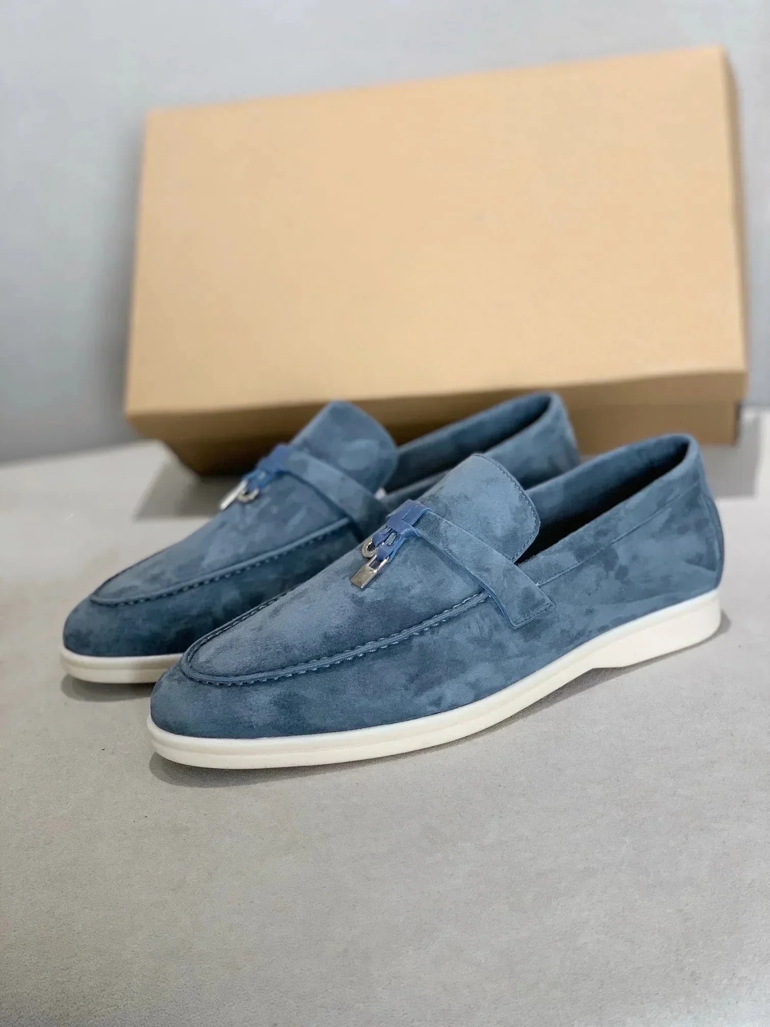 Men's leather shoes | Slip-on moccasins | Comfortable