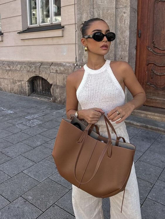 Women's Bag | Vintage Leather Bag, Spacious