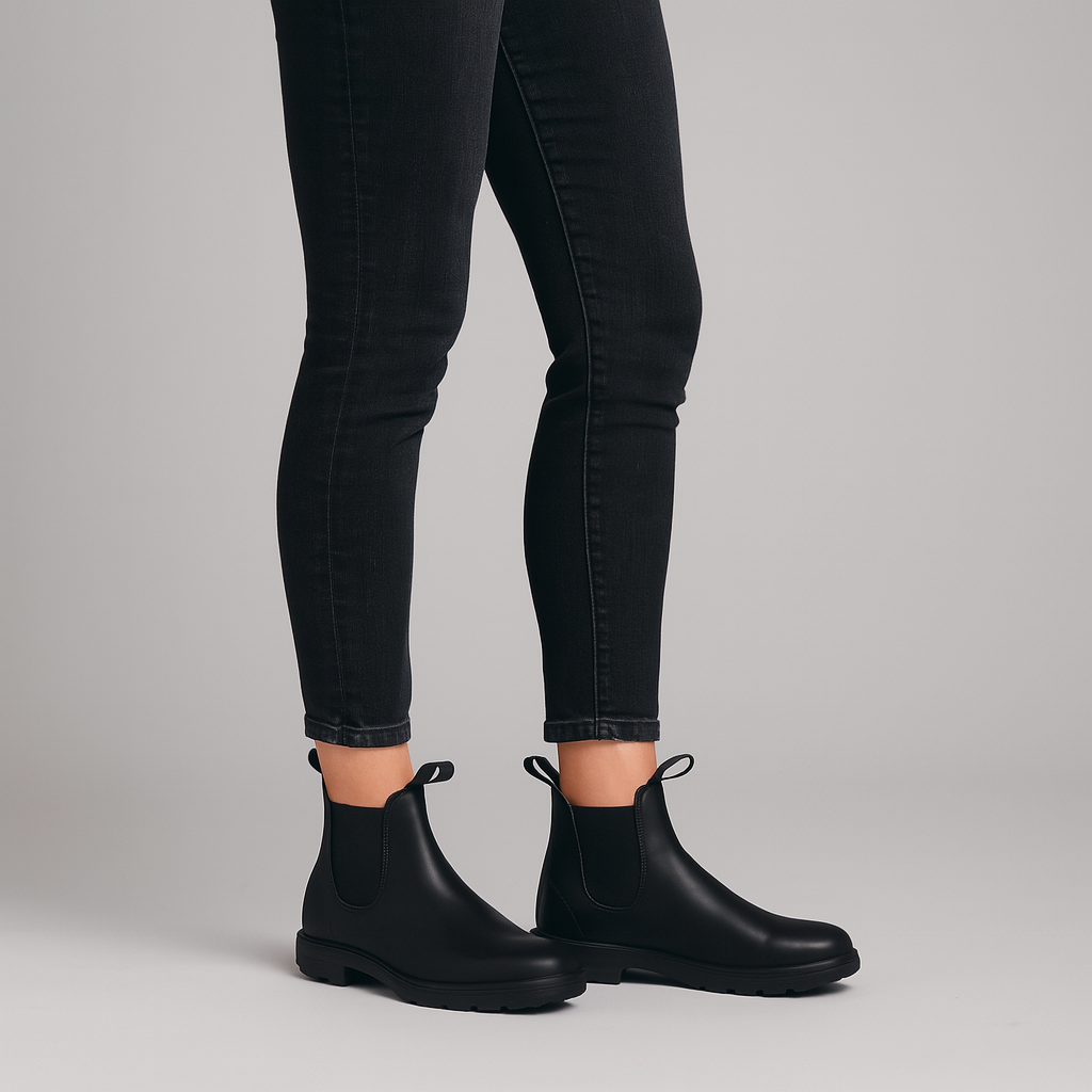 Leather Chelsea ankle boots for women | Comfortable, flexible | Lightweight