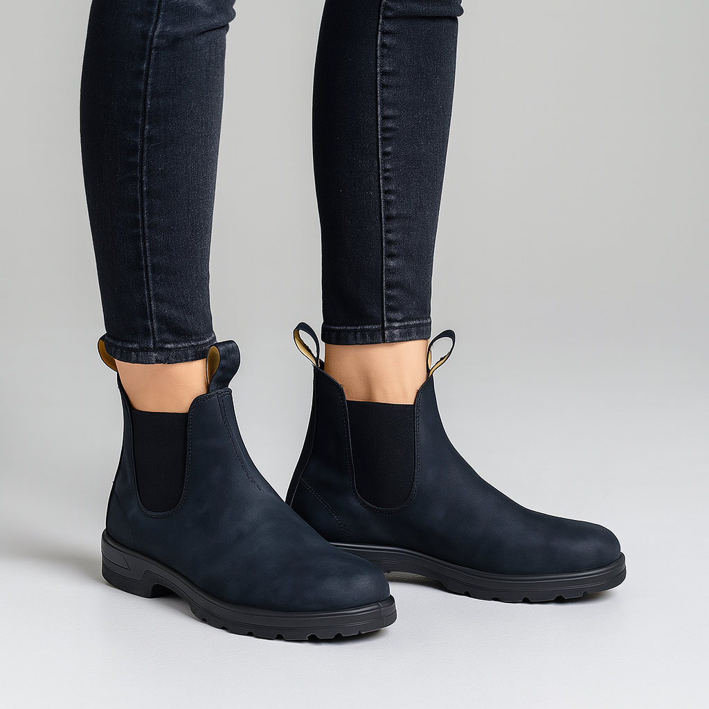 Leather Chelsea ankle boots for women | Comfortable, flexible | Lightweight