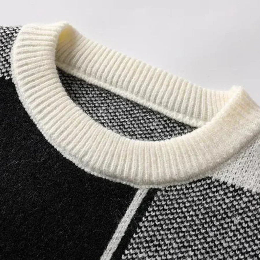Men's Warm Sweater - Soft Knit - Classic Style
