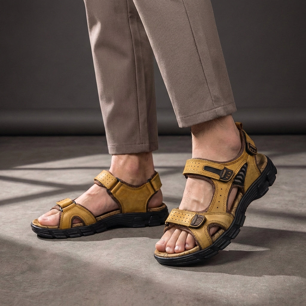 Men's sandals | adjustable straps, sturdy sole