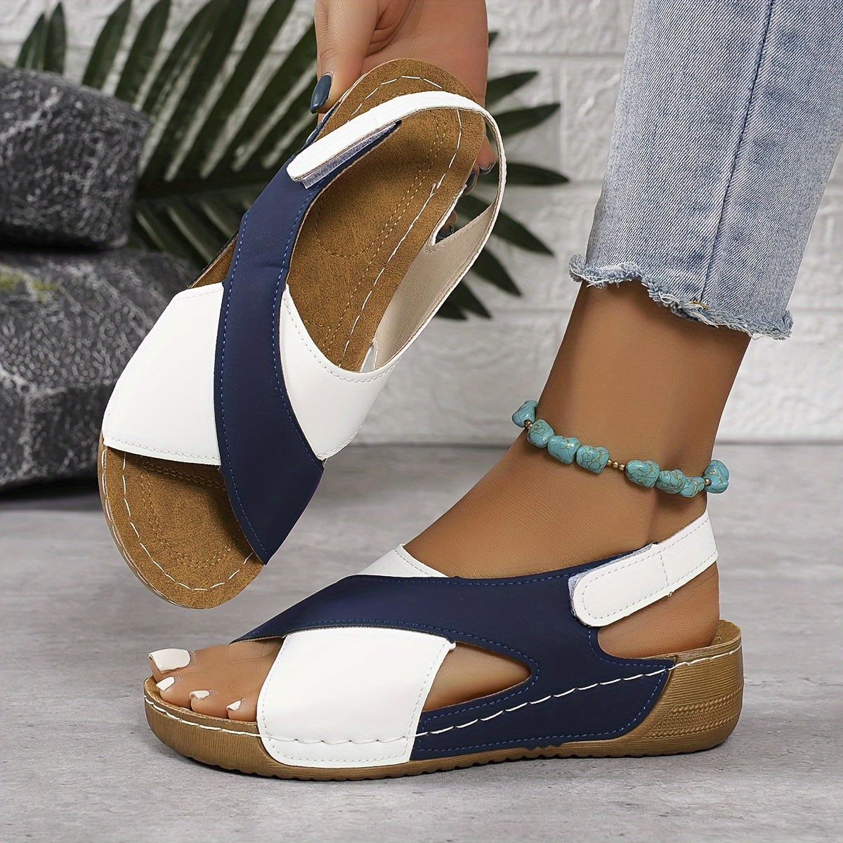 Women's Leather Orthopedic Sandals | Comfortable Everyday Shoes