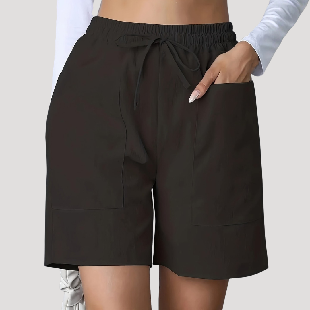 Women's Shorts | Drawstring Waistband, Wide Legs