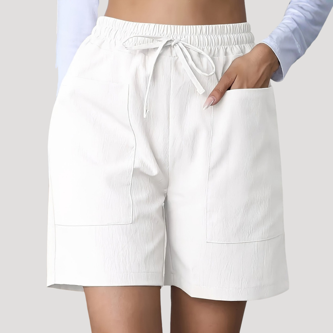 Women's Shorts | Drawstring Waistband, Wide Legs