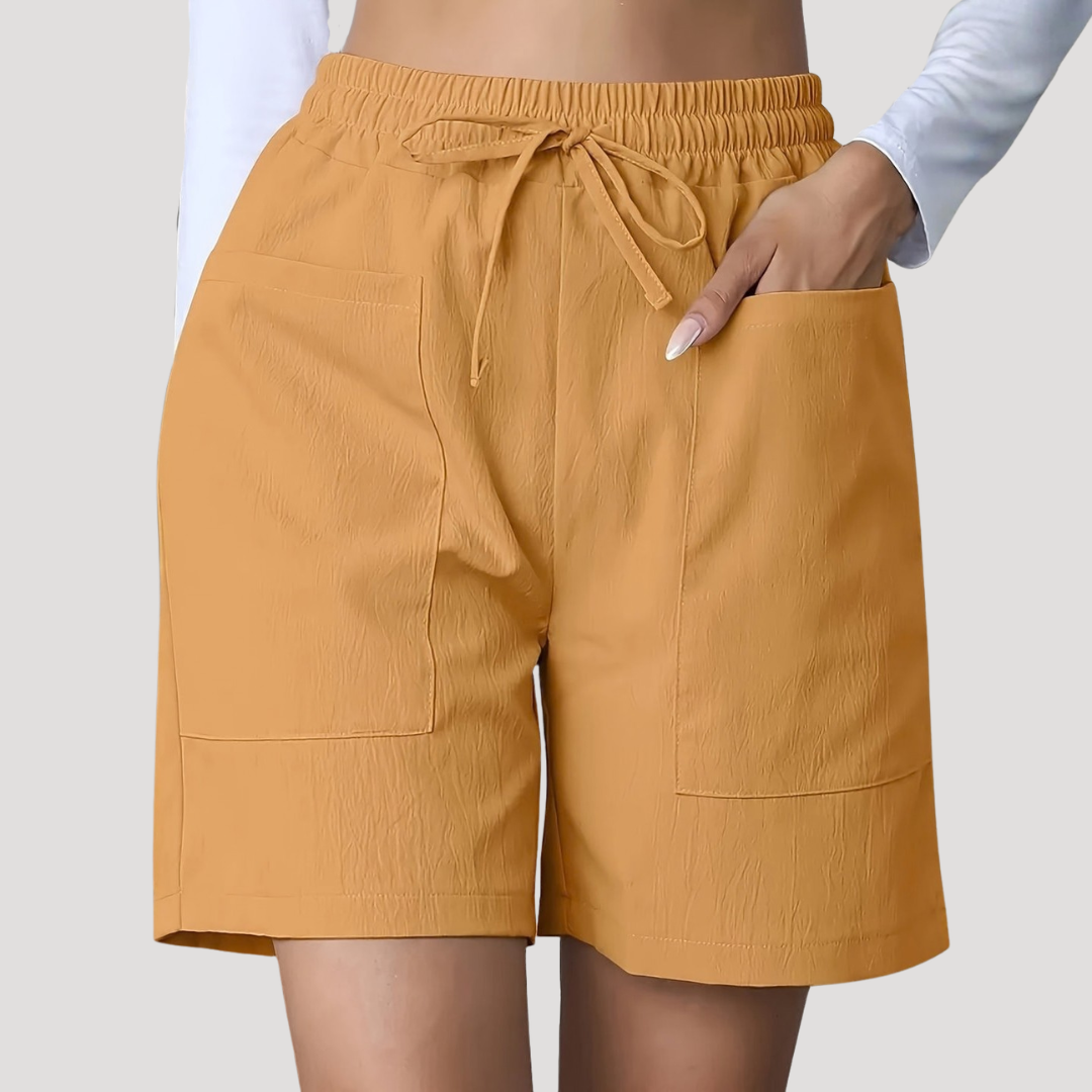 Women's Shorts | Drawstring Waistband, Wide Legs