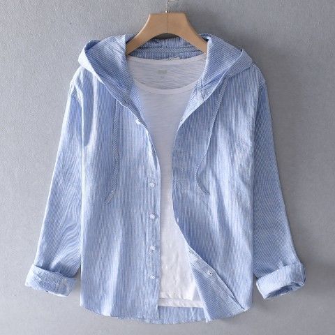 Linen Hoodie | Women's, Long Sleeved | Breathable, Casual | Georgina