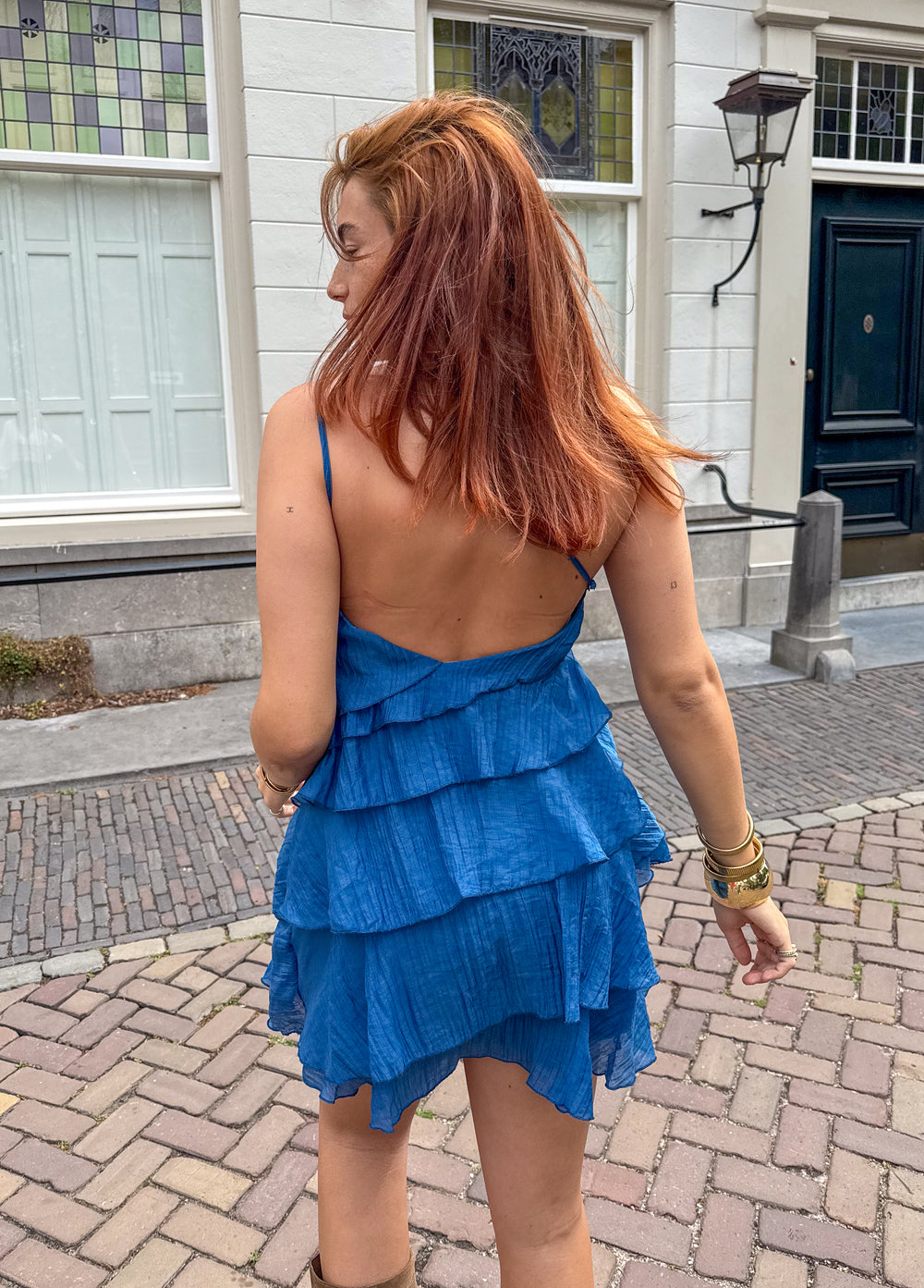 Women's summer dress | Asymmetric volume hem, lightweight
