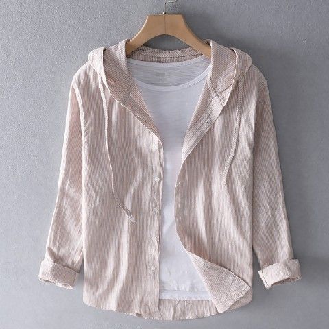 Linen Hoodie | Women's, Long Sleeved | Breathable, Casual | Georgina