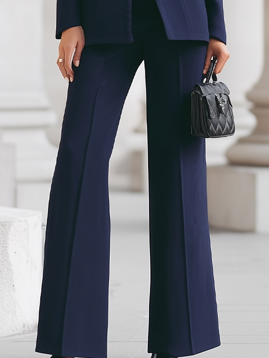 Women's Suit | Blazer and Wide-Leg Pants | Business