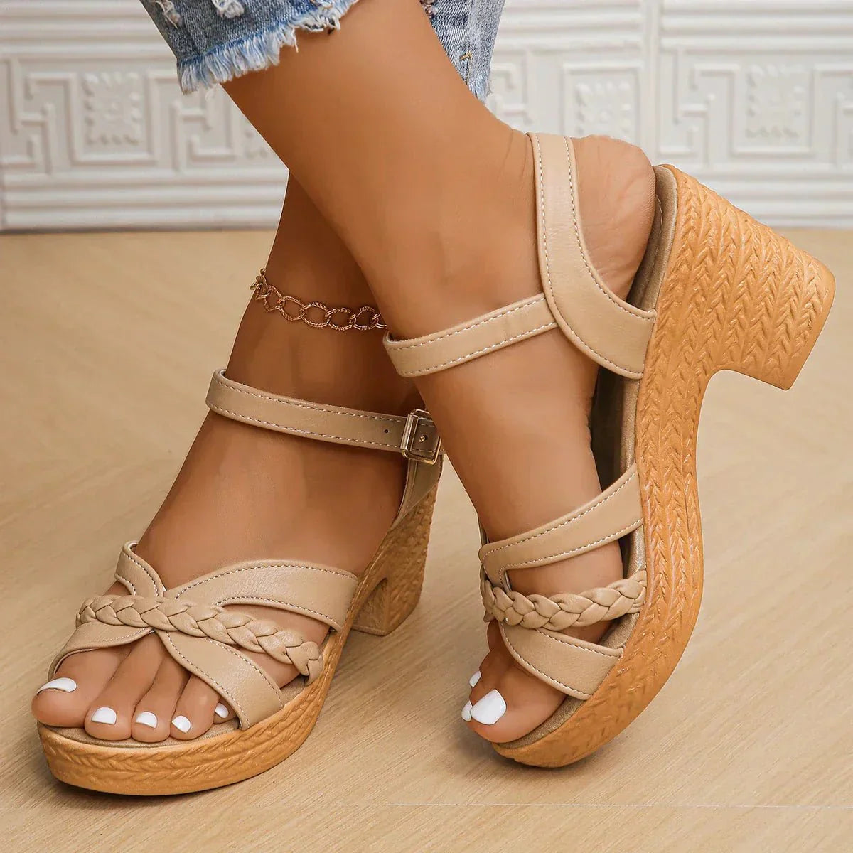 Women's Orthopedic Sandals | Block Heel, Adjustable | Support