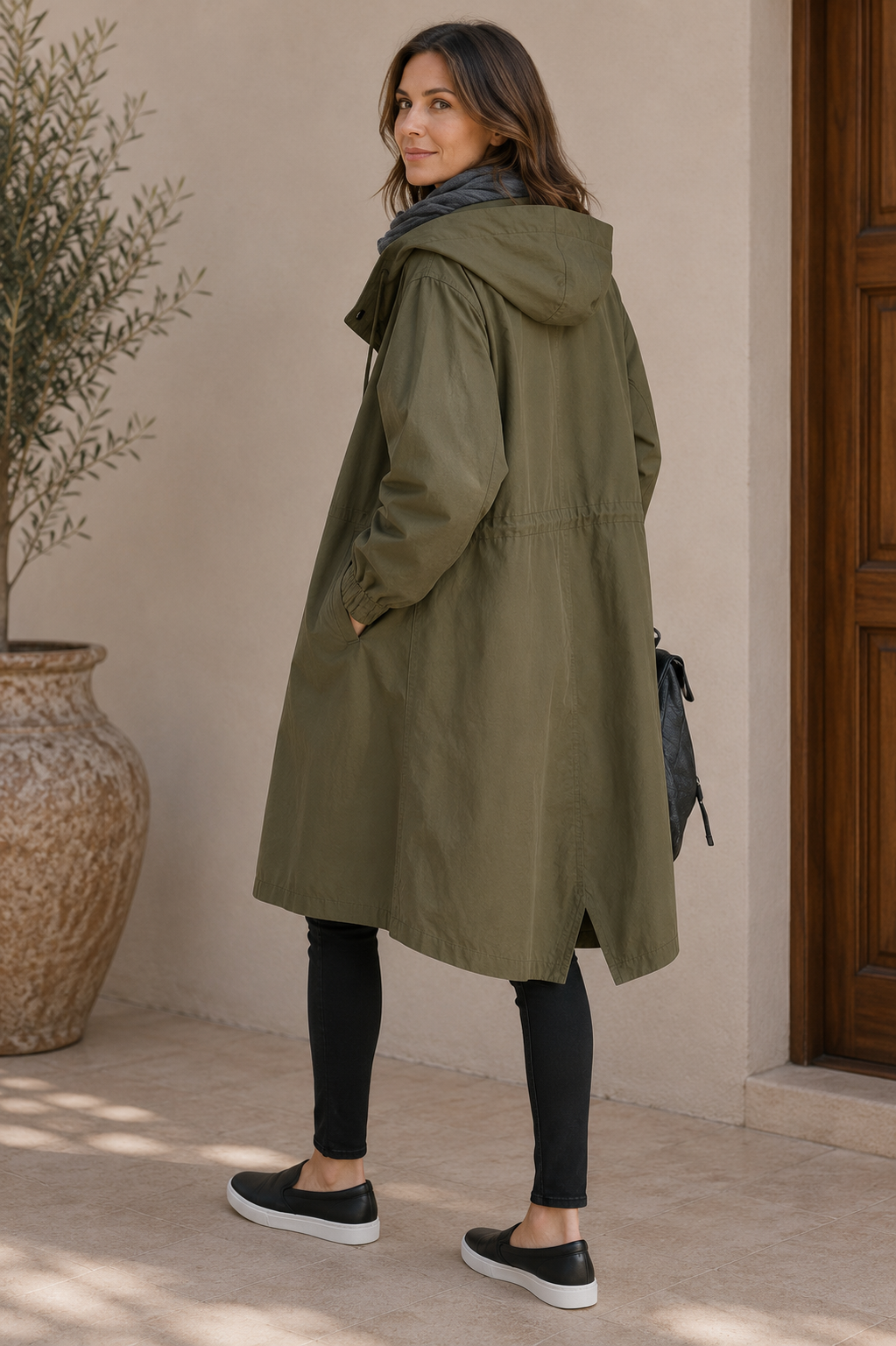 Women's Waterproof Raincoat | Breathable Oversized Jacket with Hood
