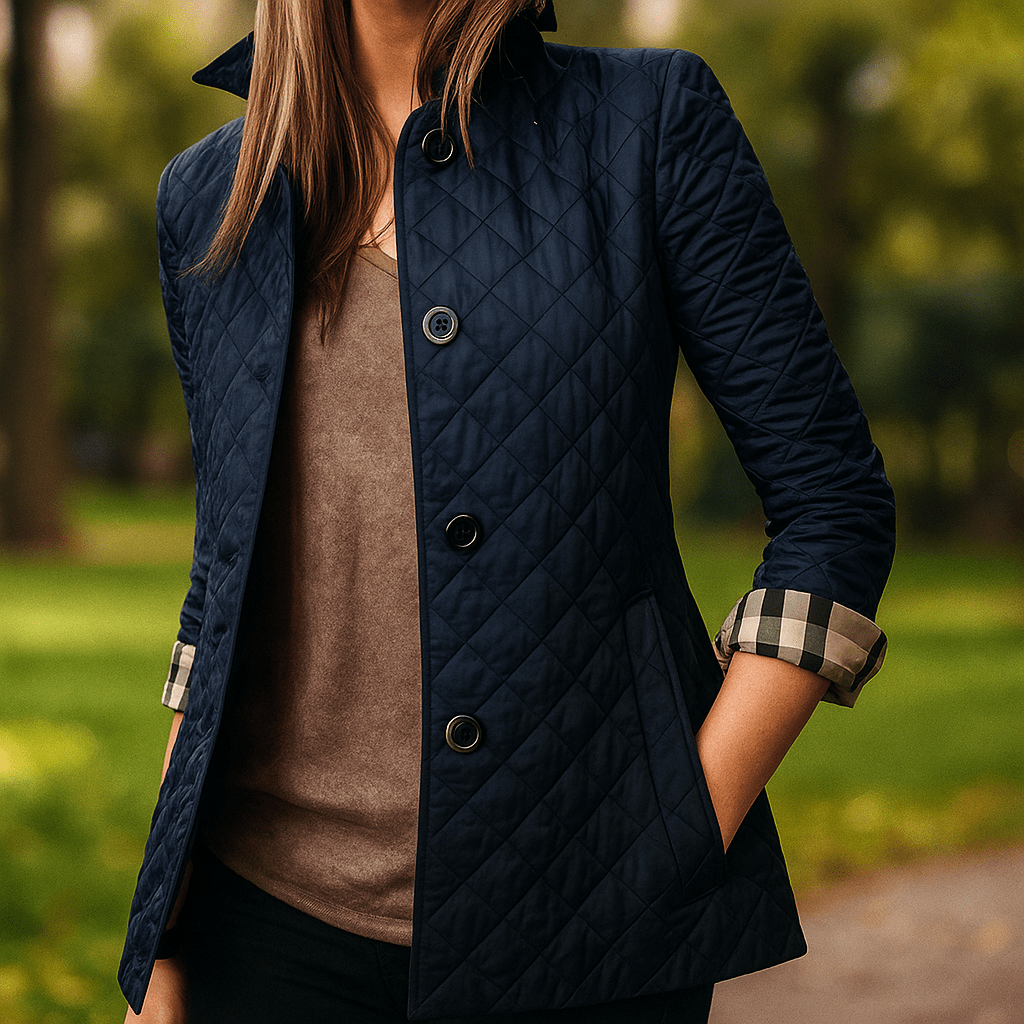 Evelyn - Silky and Cotton Coat for Women - Light and Elegant