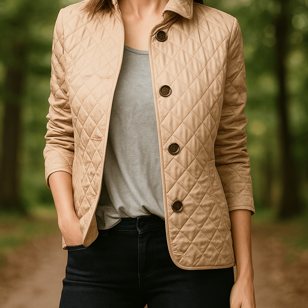 Evelyn - Silky and Cotton Coat for Women - Light and Elegant