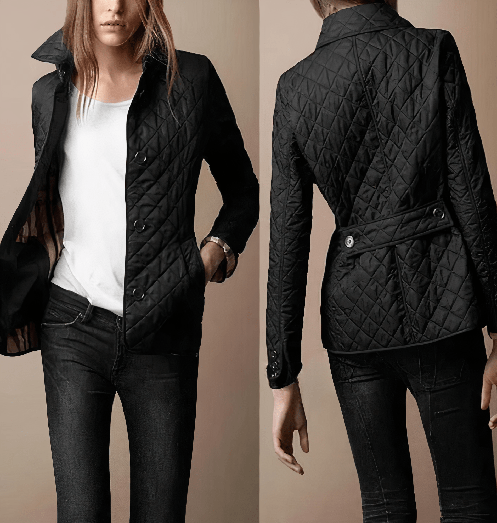 Evelyn - Silky and Cotton Coat for Women - Light and Elegant