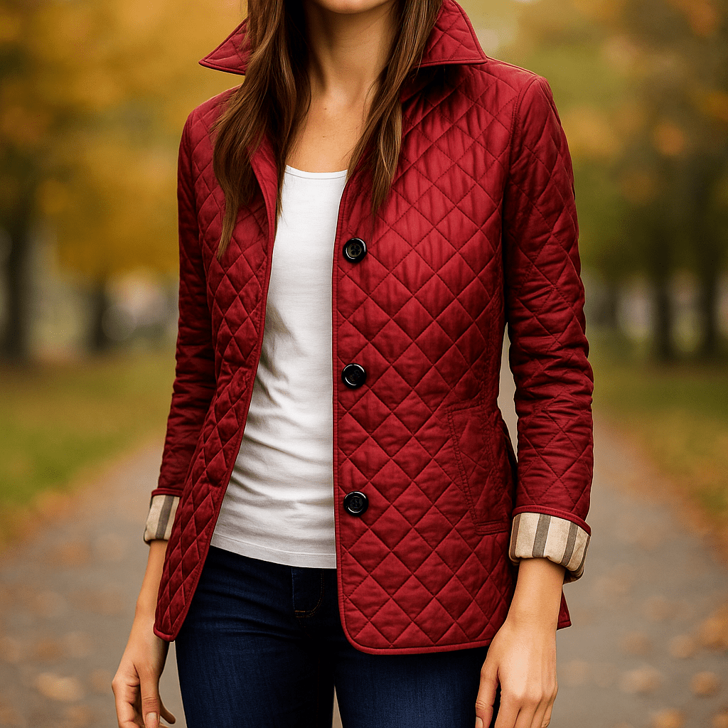 Evelyn - Silky and Cotton Coat for Women - Light and Elegant