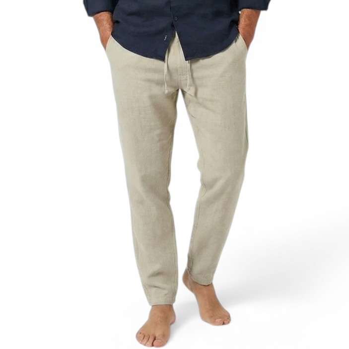 Linen pants | Relaxed fit, lightweight | Men's coastal trousers