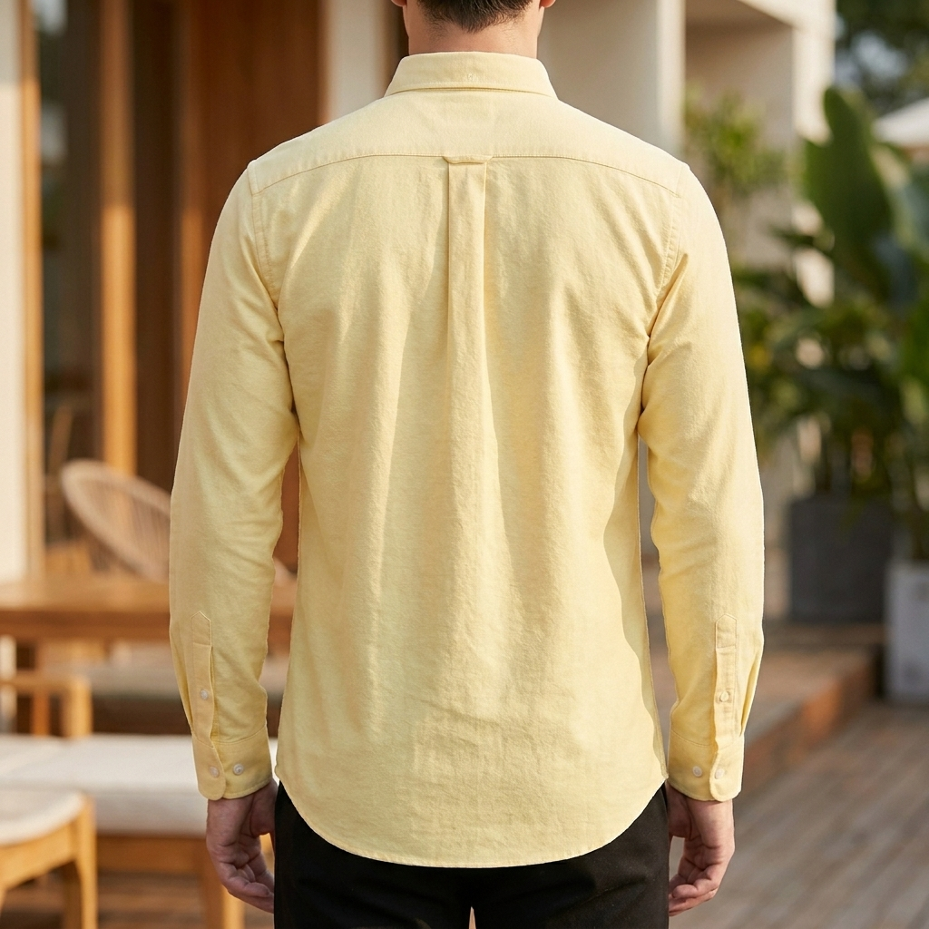 Men's Shirt | Cotton Oxford, Horse Embroidery